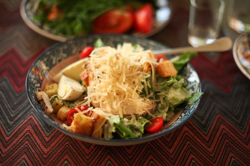 Classic Caesar salad at Jet's pizza