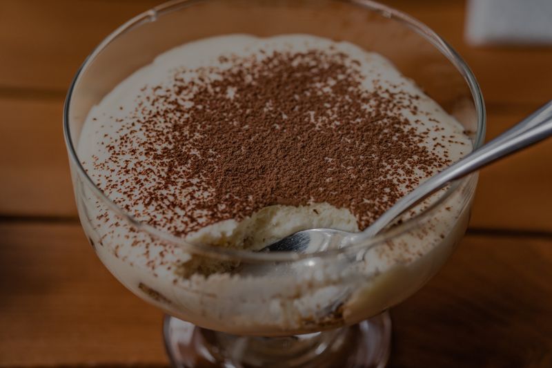 Classic Italian tiramisu dessert at Jet's pizza